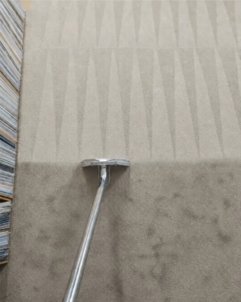 Hot water extraction carpet cleaning