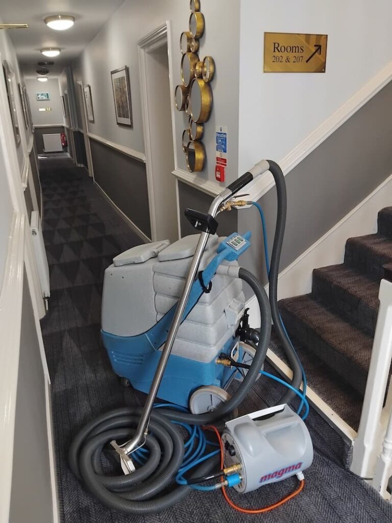 Hotel carpet cleaning